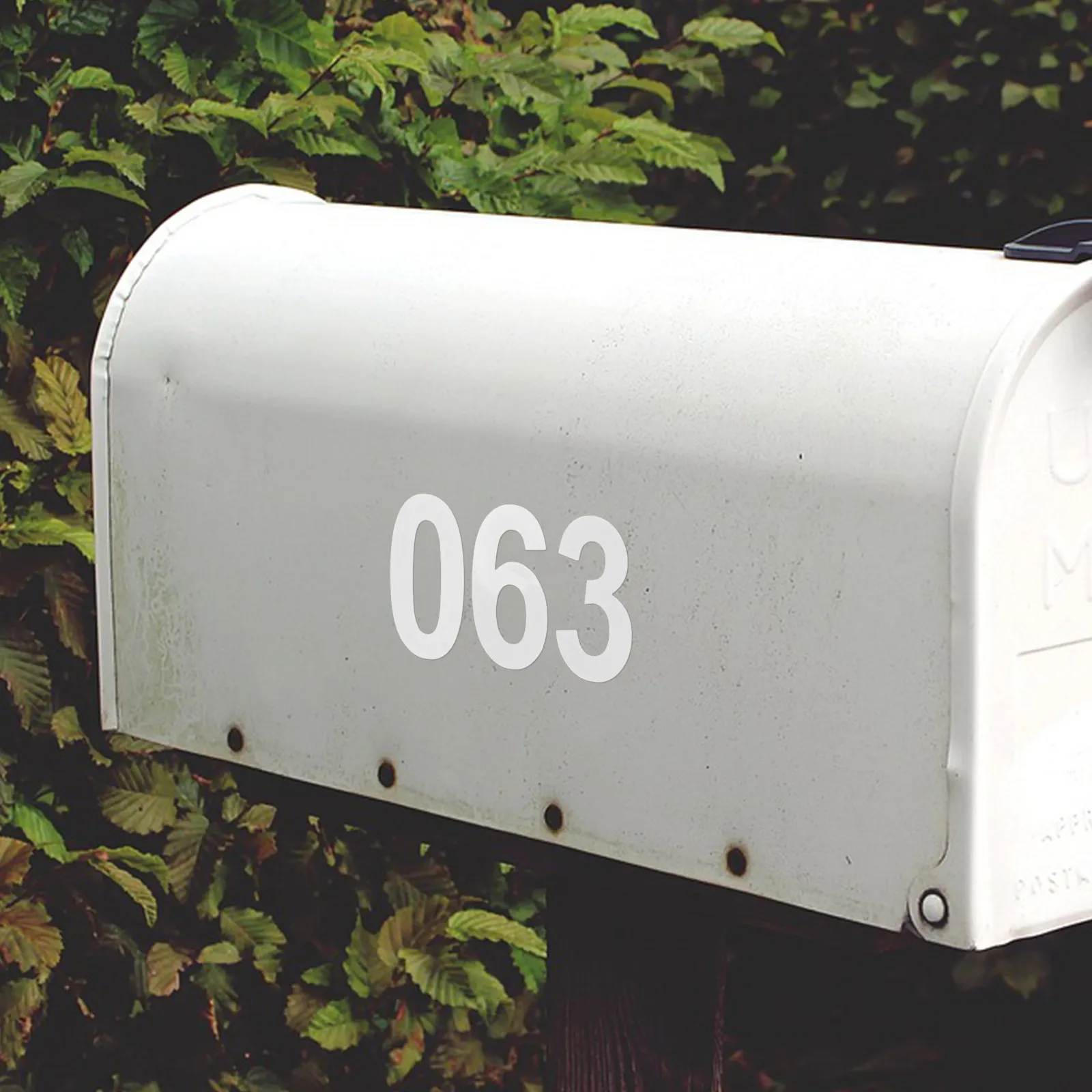 

50Pcs Reflective Digital Labels Waterproof Adhesive Numbers for Mailbox Address Signs Number Door Plaque Decal