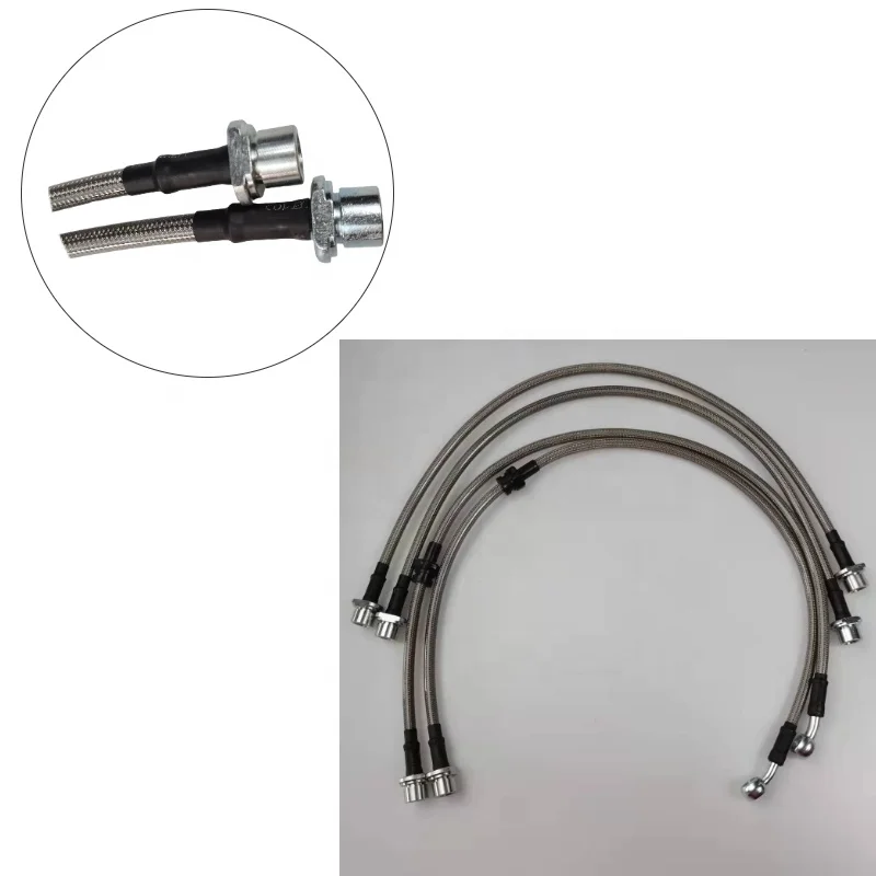 

Auto Modified the Brake Tubes JB64/JB74 Off-road Modified Extended Brake Tubing Steel Throat