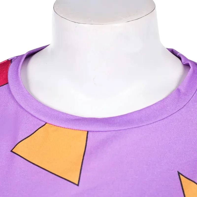 HUNTRX Zoey Cosplay tortuga de dibujos animados lindo pijama púrpura disfraz demonios cazador de KPop juego de rol pijama ropa de dormir traje de Halloween