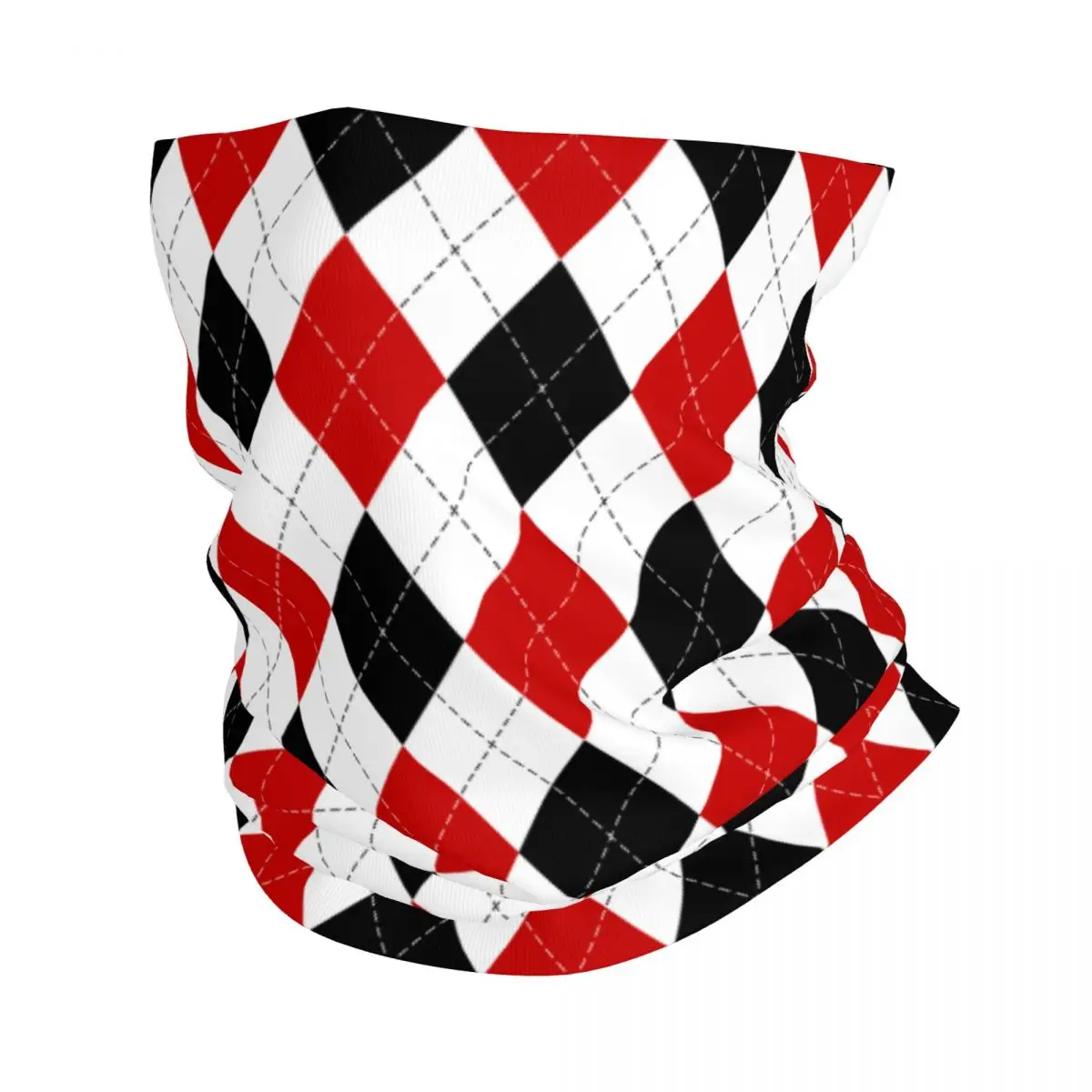 

Diamond Argyle Geometric Mask Scarf Accessories Neck Gaiter Rhombus Geometry Bandana Cool Running Balaclava Unisex Windproof