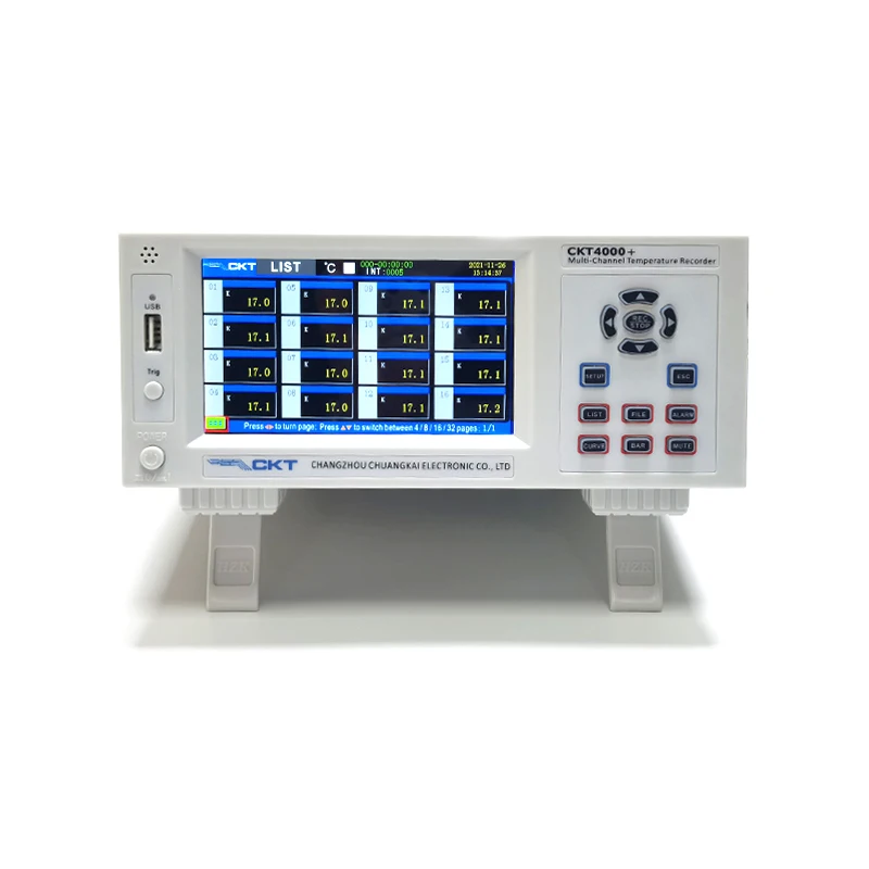 Chuangkai CKT4000+ Series Multi-channel Temperature Recorder -200~1820°C CKT4000+ -8/CKT4000+ -16/CKT4000+ -24 with Alarm Output