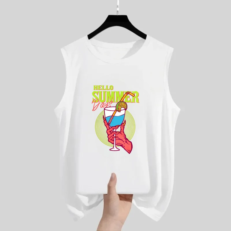 

Men's Tank Top 2025 Summer Vest Y2k streetwear y2k clothing tank tops Graphic Y2k tops Quick Dry Printed Sportswear tops