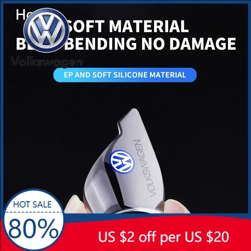 

Защитные накладки на углы дверей автомобиля (2 шт.) для Volkswagen VW Golf GTI Polo Passat – аксессуары для защиты от царапин и ударов