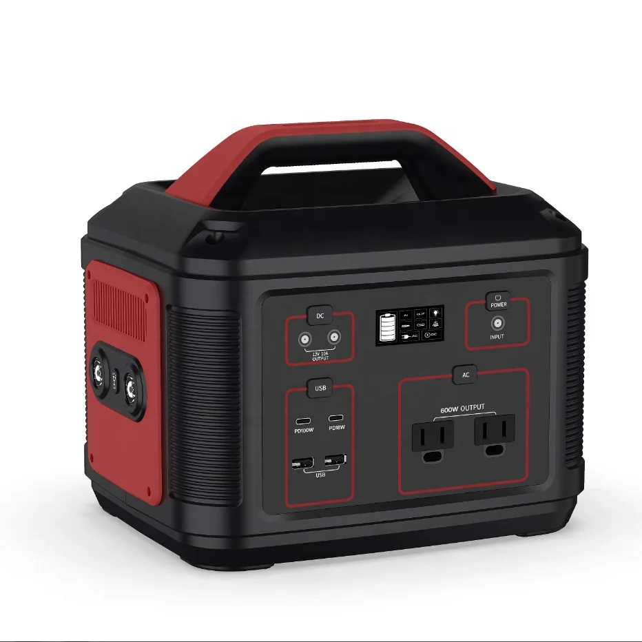 

600W Outdoor Portable Energy Storage Power Supply Large Capacity 220V Emergency Backup Power Station Self driving Camping