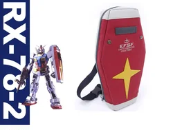Harajuku Mobile Suit Cosplay Gundam RX-78-2 Shield Bag Red One Shoulder Bag Unisex Messenger Bag