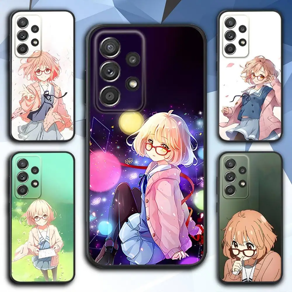 

M-Mirai Anime Kuriyama Phone Case For Samsung S 25,24,23,22,30,21,10,9,Ultra,Plus,Lite,FE,4,5 G Soft Black Case