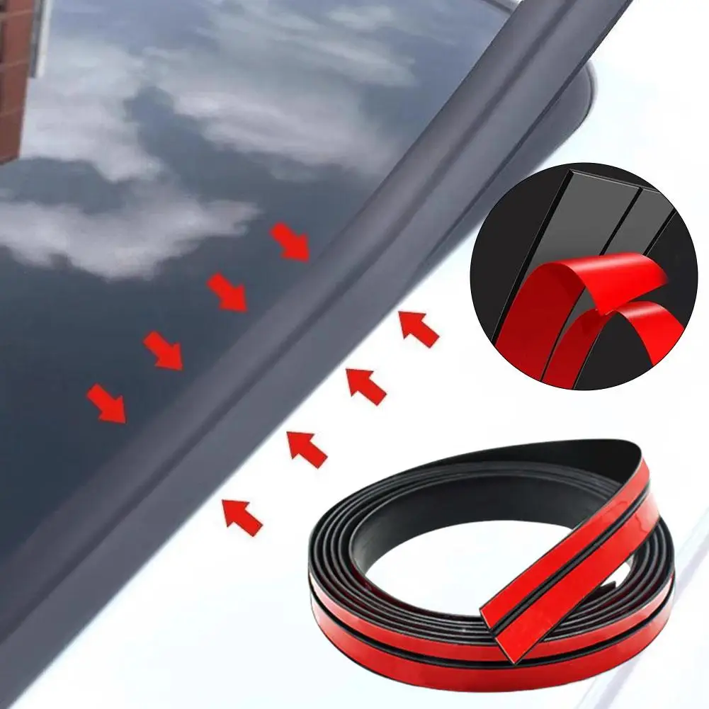 Windshield Sunroof Rubber Seal Strip 14/19/30mm Car Roof Window Edge Seal Protector Waterproof Dustproof Weather Strip