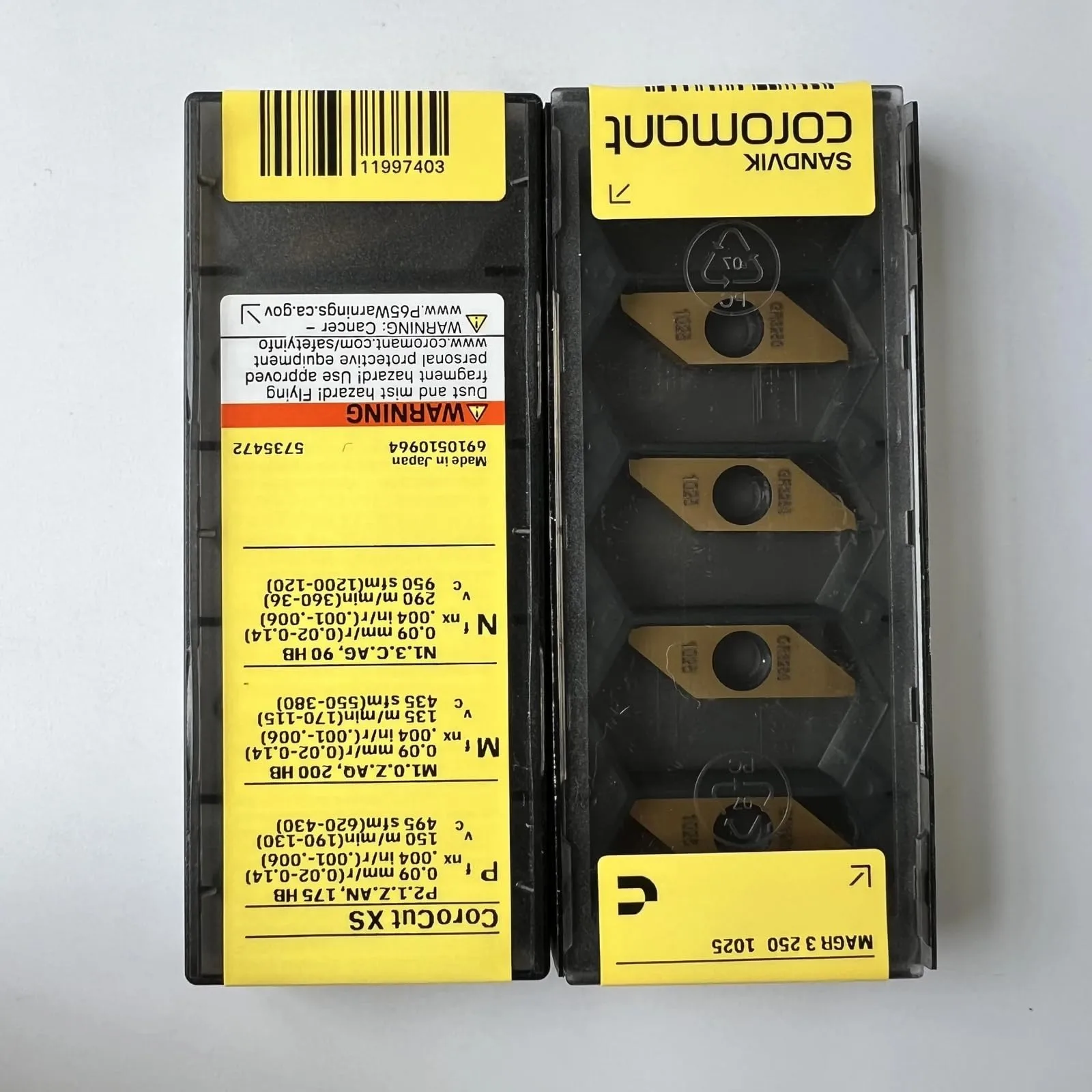 

Original SANDVIK / MAGR3250 1025 / Hard alloy blade 5 Pcs