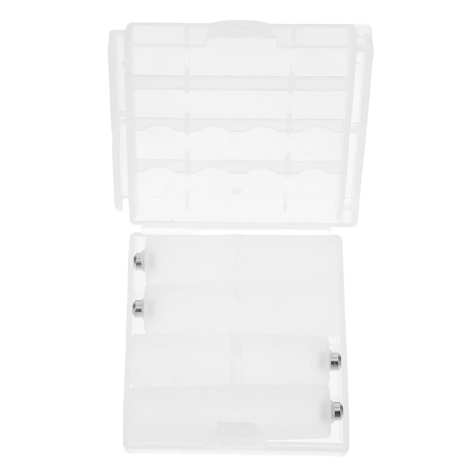 

4Pcs Converter Adapter Aaa to Aa Size Conversion Holder Box Storage Case for Remote Controls Flashlights