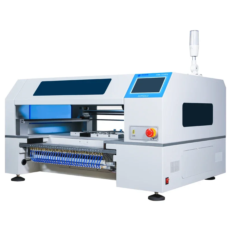 Automatic SMT pick and place machine PCB components pick and place assemble line with computer CHM-T530P4