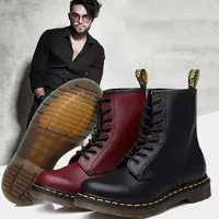 Leather Men Ankle Boots Outdoor Winter Mens Casual Shoes Lightweight Designer Male Warm Work Boots Classic Handmade Boots