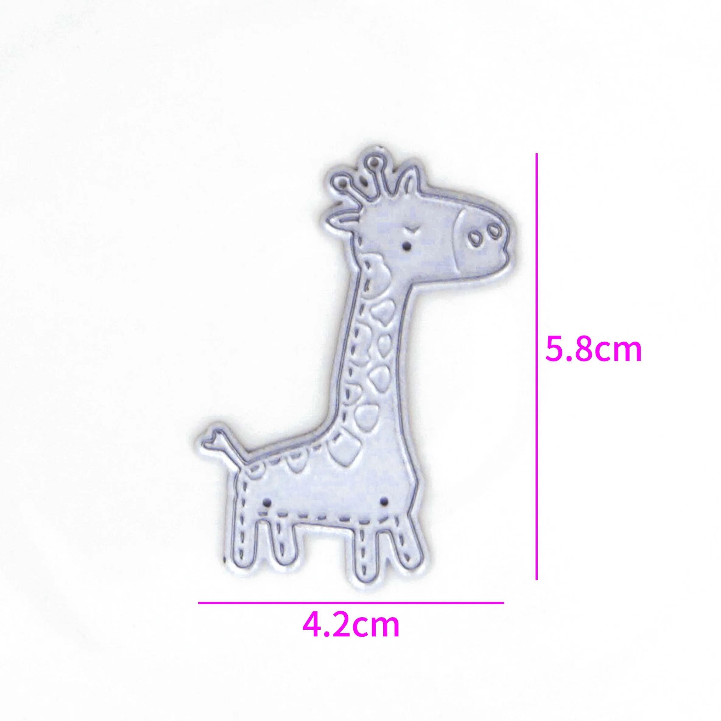 Mini Giraffe Goat Lizard Fox Zoo Metal Cutting Dies DIY Scrapbooking Album Paper Cards Decorative Crafts Embossing Die Cuts Hand