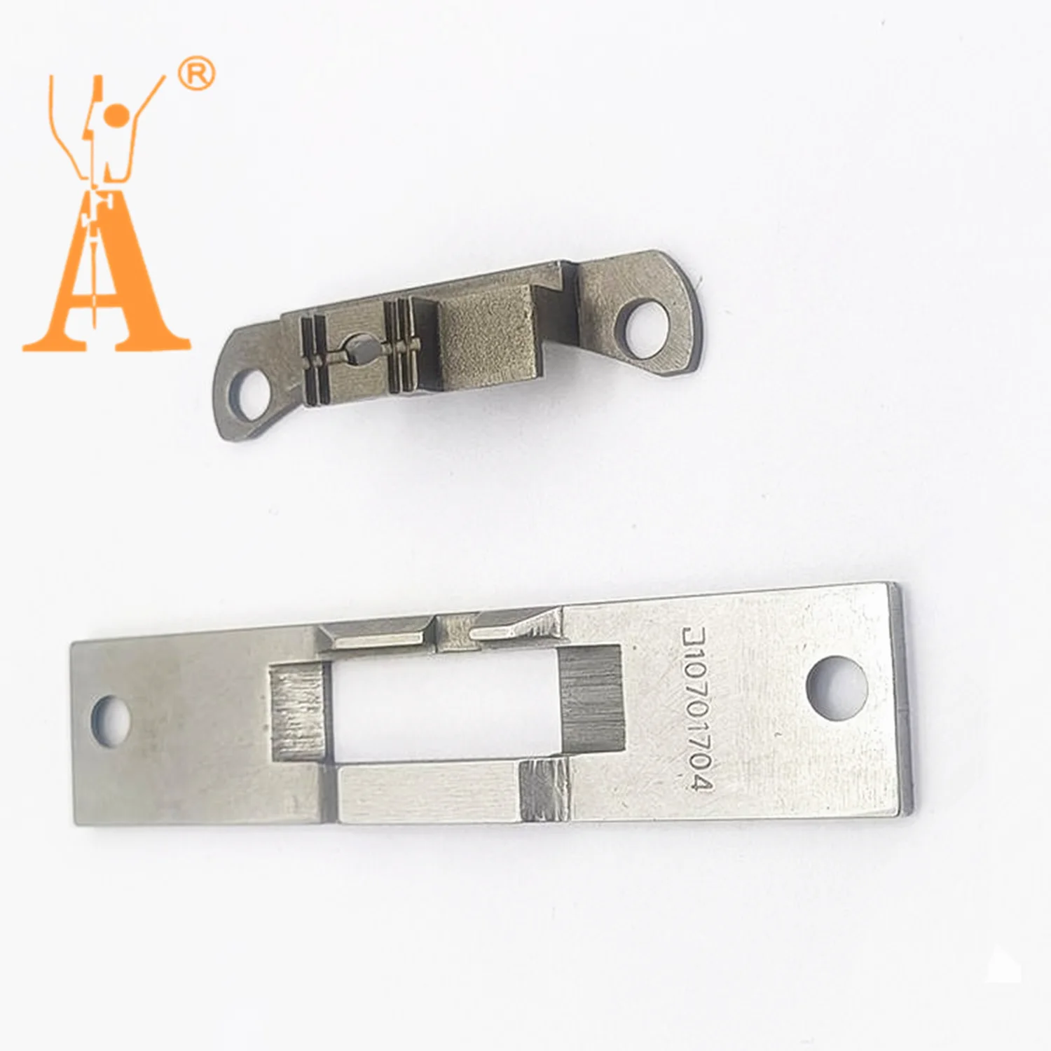 Industrial Sewing Machine Parts 107-01704 Needle Plate/Fed Dog for LU-1509N/LU-2210N/LU-2216N Machines