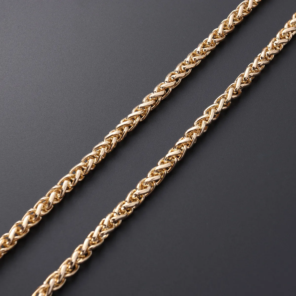 

Металлическая цепочка-ремень премиум-класса 120 см для женских сумок: сменный ремень через плечо, для клатчей, легкая установка, прочная застежка, светло-золотистый цвет