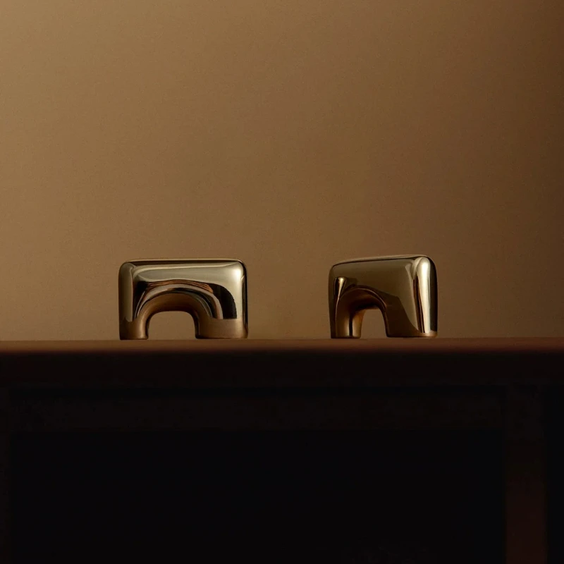 Massive Messing-Elefanten-Schrankgriffe Titan-Silber Kleiderschrank-Schubladengriffe Kreative Tier-Möbelknöpfe Nordische Wohnaccessoires – Detail 4