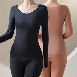 Women's Thermal Underwear Set Winter Thermal Heated Underwear For Women Long Johns Set Warm Suit Ladies Thermo Clothing Top L-XL