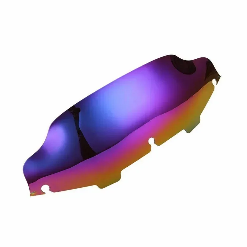 

Motorbike 6" Wave Wind Deflector Windshield Fairing Case For Harley Electra Steel Glide Touring 1996-2013