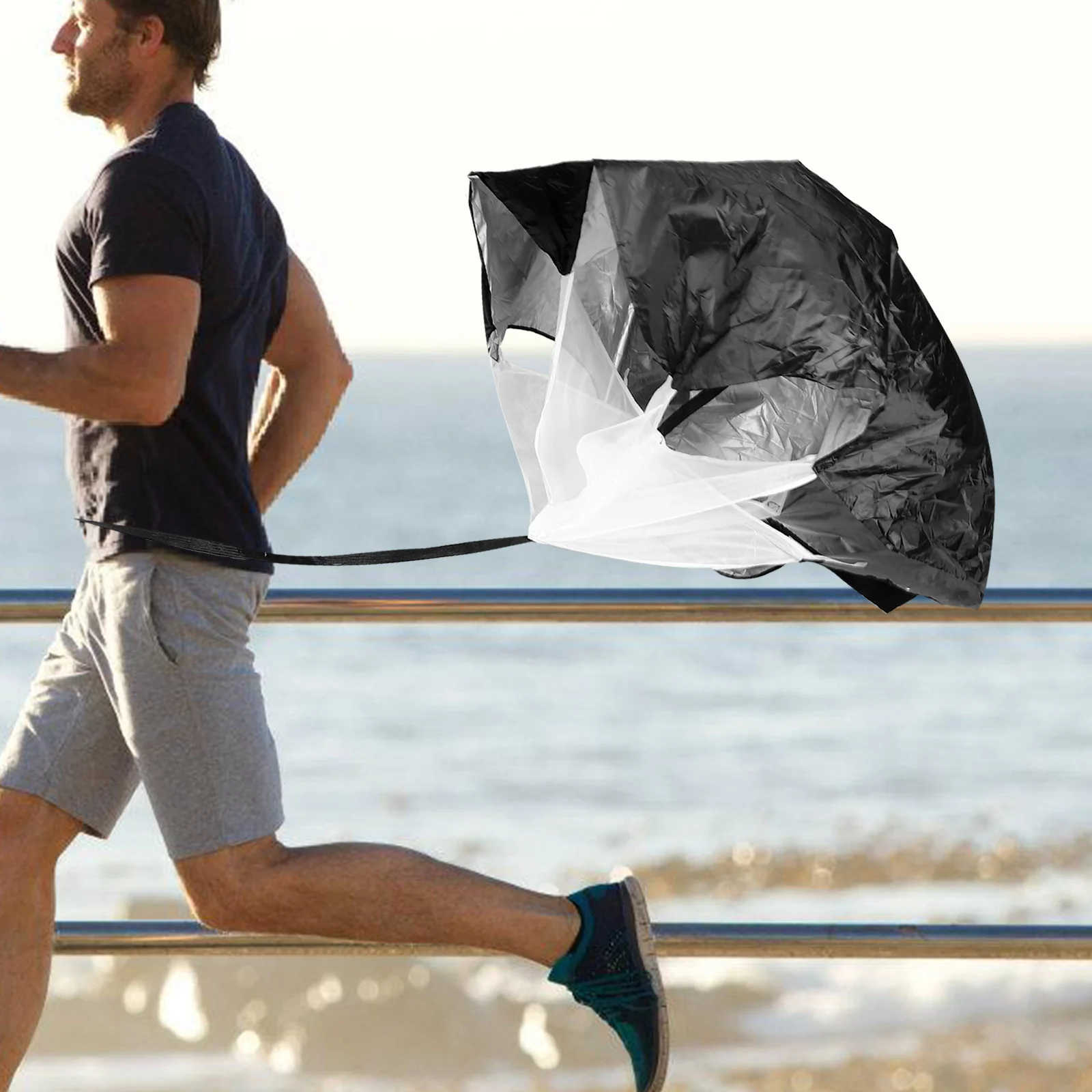 

Resistance Parachute Running Speed Training Belt Included Lightweight Durable Training Parachute for Sprinting Football Soccer