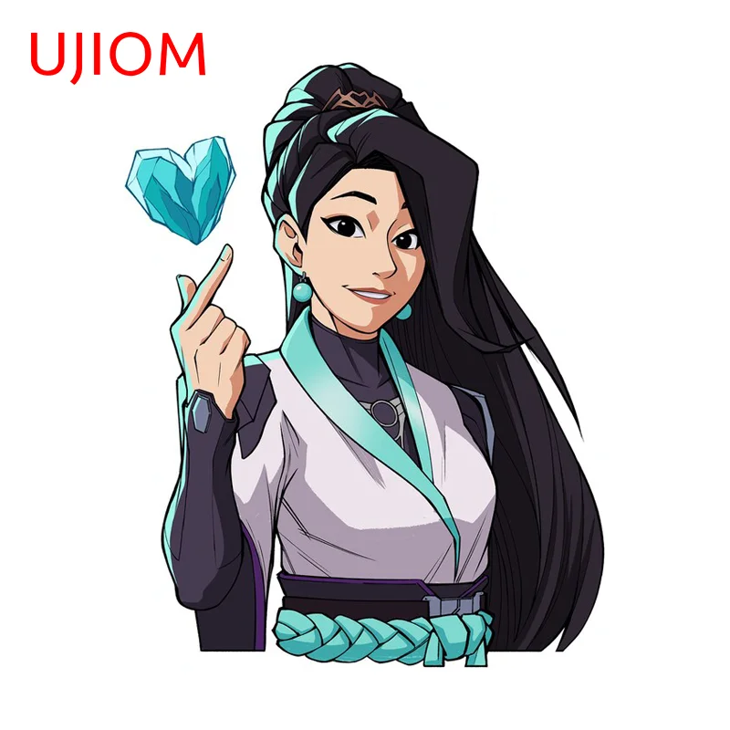 UJIOM Sage Viper Fanart Hot Game Waifu Graphics Wall Sticker Artistic Novelty Customizable Decal Cupboard Vestibulec Decoration