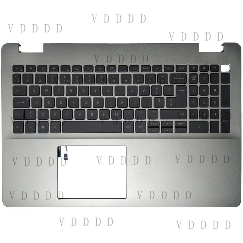 L... Laptop NEW FOR DELL Inspiron 15 5000 5593 UK Keyboard Upper Palmrest Cover 7G0RN