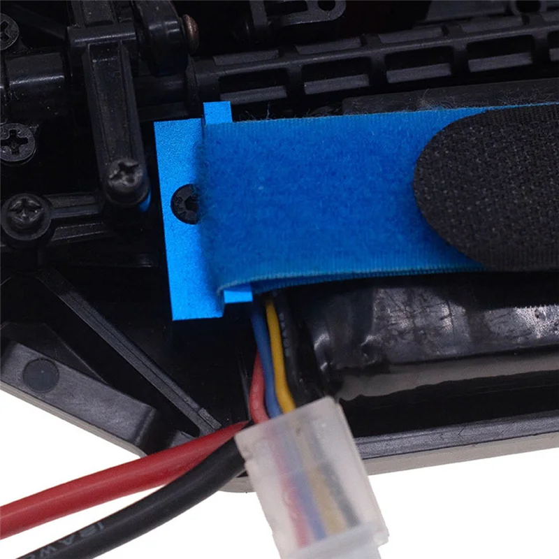 ABUM-Battery Holder Mount Hold Down With Battery Strap For Tamiya TT02 TT02D TT02B 1/10 RC Car Upgrade Parts