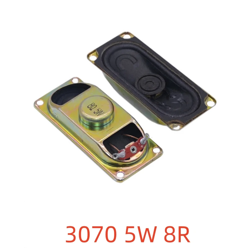 1PCS 3070 4070 5090 Rectangle Speaker 4Ω 8Ω 2W-10W Full Range Loudspeaker For LCD Monitor Repair