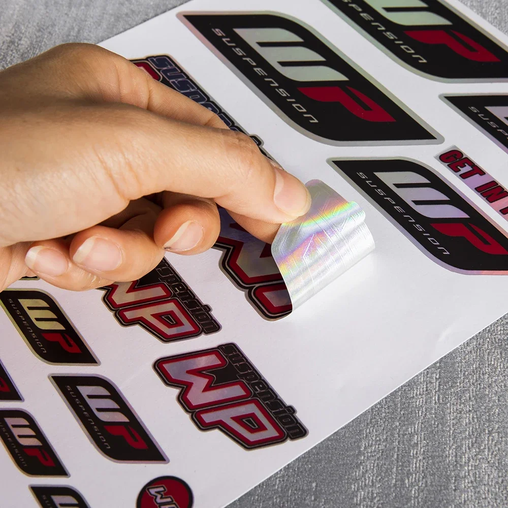 قوس قزح الليزر WP تعليق XACTpro احصل على FORONT ملصق صدمة المثبط ملصق ل Duke KTM كاواساكي هوندا فيسبا دوكاتي