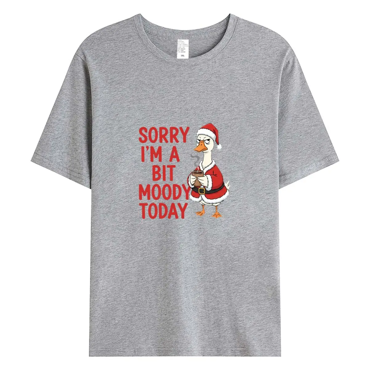 تي شيرت نسائي قطن 100% تي شيرت صيفي تي شيرت نسائي بأكمام قصيرة ملابس 2026 تي شيرت برسومات مضحكة على شكل بطة تي شيرت نسائي كبير الحجم