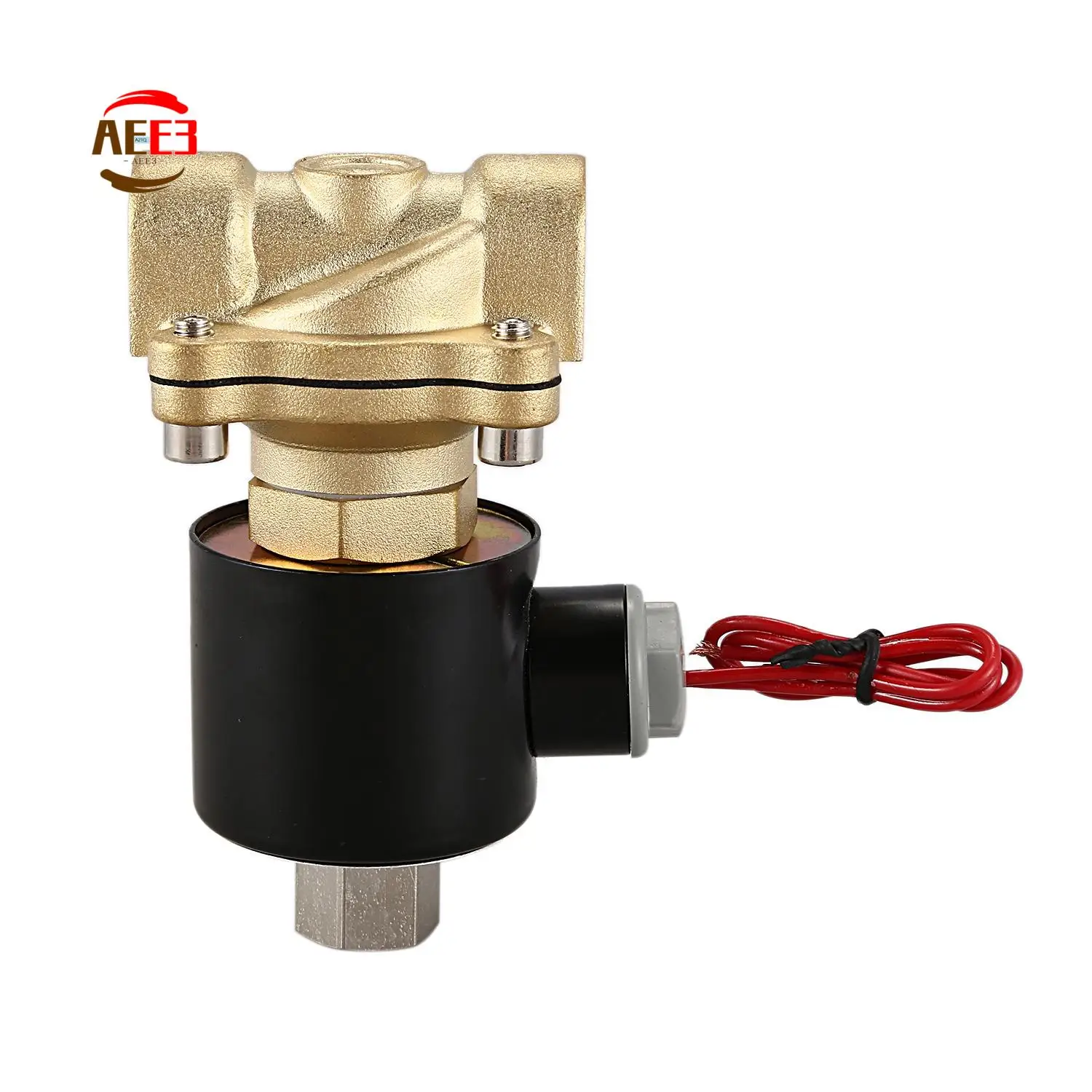 

AEE3-Normally Open N/O Brass Electric Solenoid Valve 220V Pneumatic Valve For Water Oil Gas