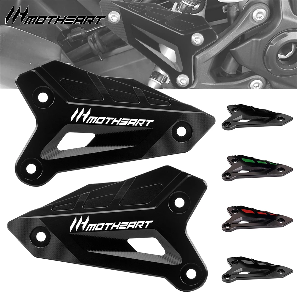 Motorcycle Rear Pedal Guard Heel Plate For Z900 Z900SE 2017-2024 Side Downforce Spoilers Wing-style Bodywork Accessories