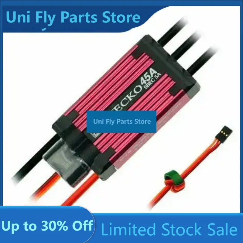 UniFlyZTW Gecko 45A Aircraft ESC 5A SBEC 2-6S LiPo ESC Speed Controller For Rc Airplan And RC FPV Car
