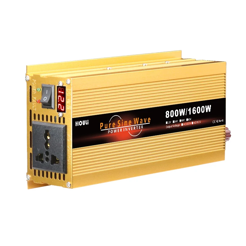 Low Frequency 1600W/ 800W Pure Sine Wave Home Inverter Power Inverter 1600W 48 Volt 220 Volt Inverter