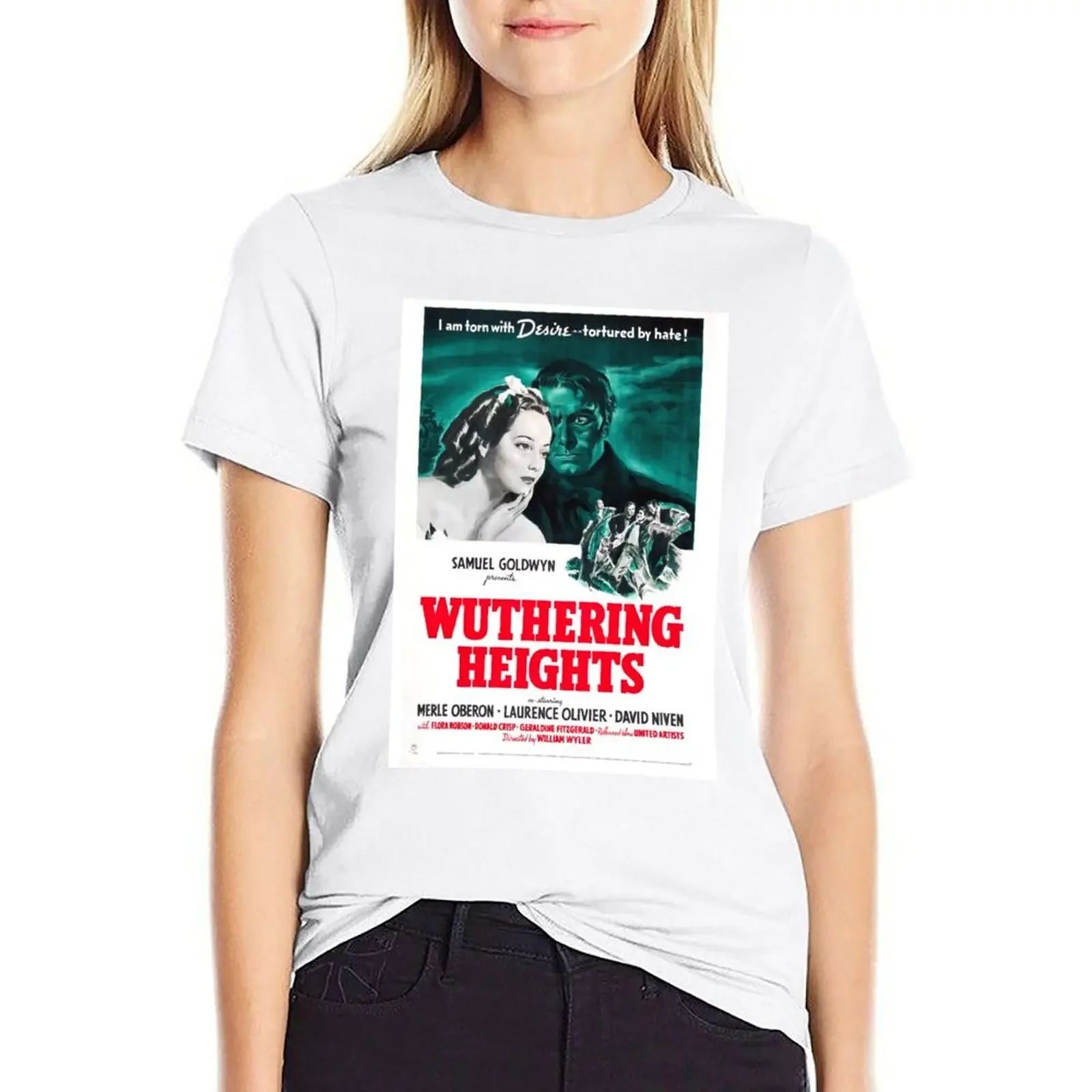 

Wuthering Heights (1939) Movie Poster T-shirt anime clothes vintage clothes spring clothes Women 2024