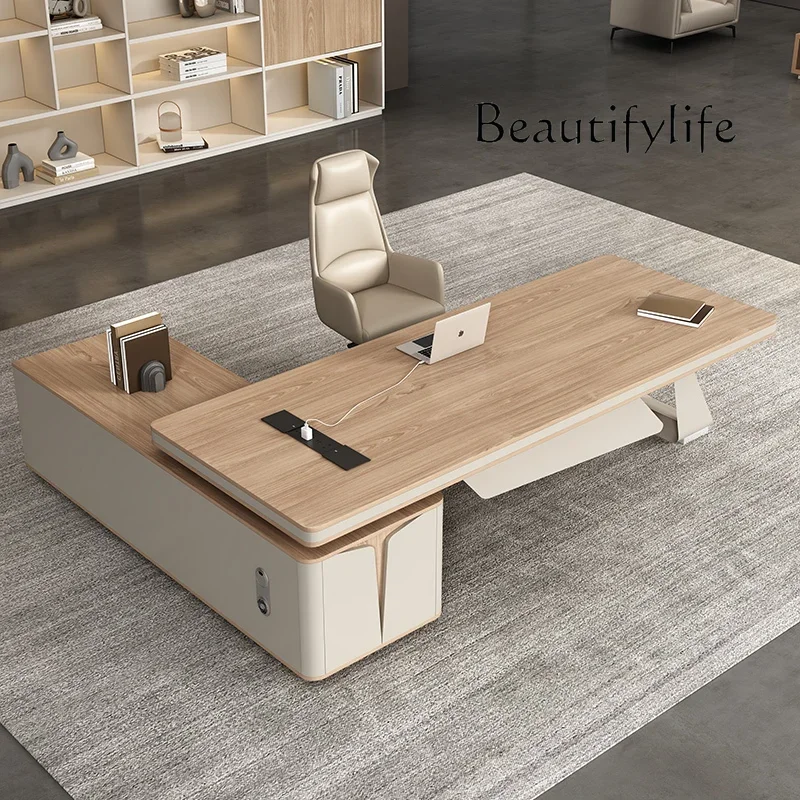 B3 X Manager Wood Executive Office Desk Designer Strong Computer Standing Office Desks Modern Luxury Mesa Escriotorio Furniture