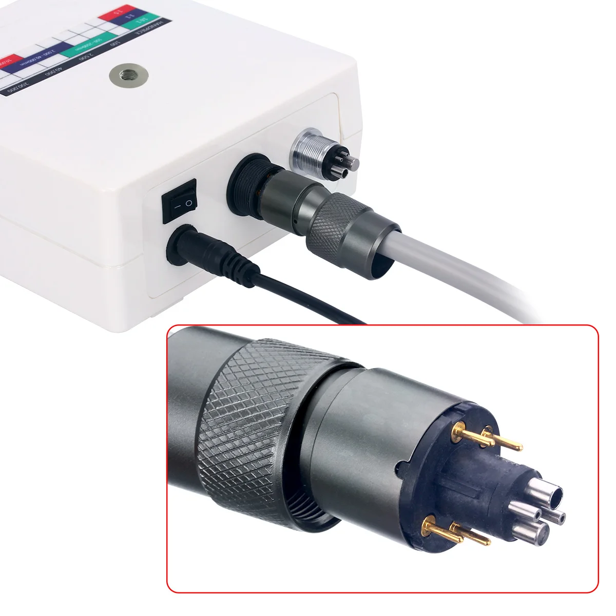 AZDENT Dental Clinical Brushless LED Micro Motor Electric Motor Speed Ratio 1:1/1:5/16:1 For Low Speed Handpiece Dentistry Tool