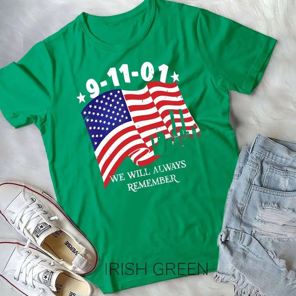 9-11-01 We Will Always Remember T-Shirt Unisex T-shirt