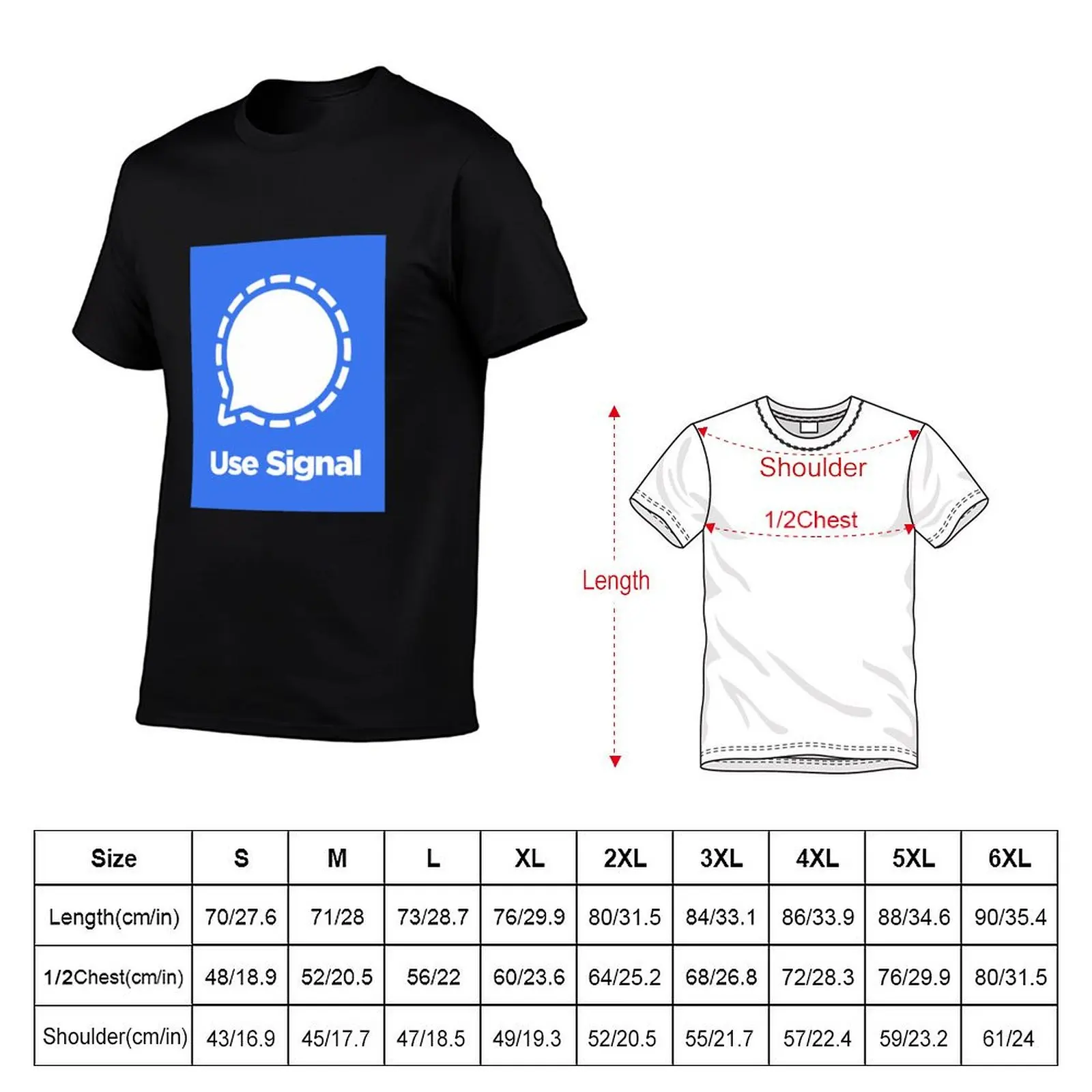 Use Signal T-Shirt affliction shirts sublime cotton t shirt men