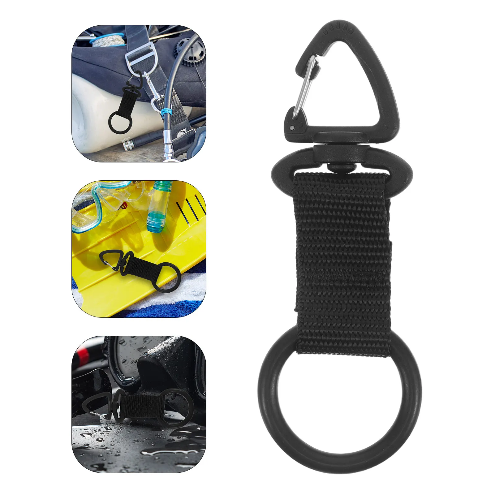 

Держатель для мундштука Scuba Octopus, черный, силиконовый, быстросъемный зажим для регулятора, органайзер для дайвинга, надежное крепление