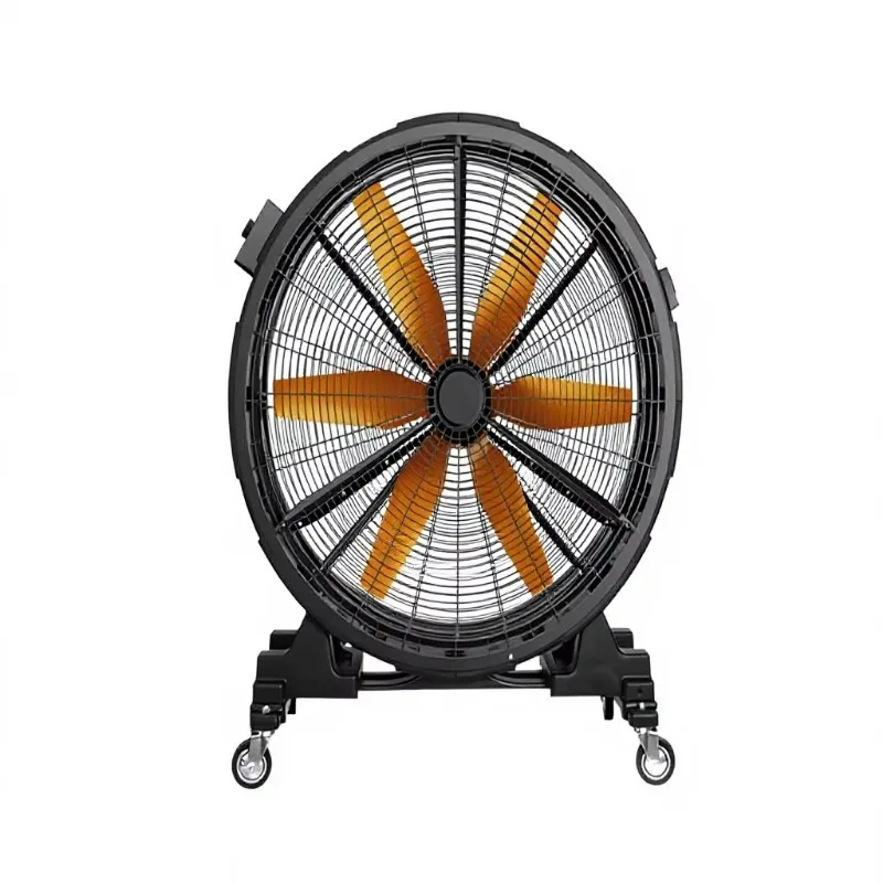 Mobile Industrial Large DC 650W Permanent Magnet Brushless High Power Factory Grade Heavy Duty Floor Fan Mechanical