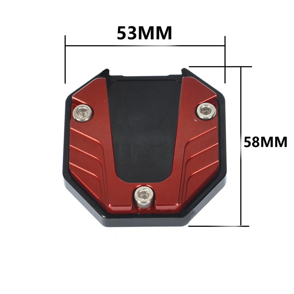 Universal Scooter Motorcycle Bike Kickstand Extender Foot Side Stand Extension Foot Pad Support Plate Anti-skid Enlarged Base