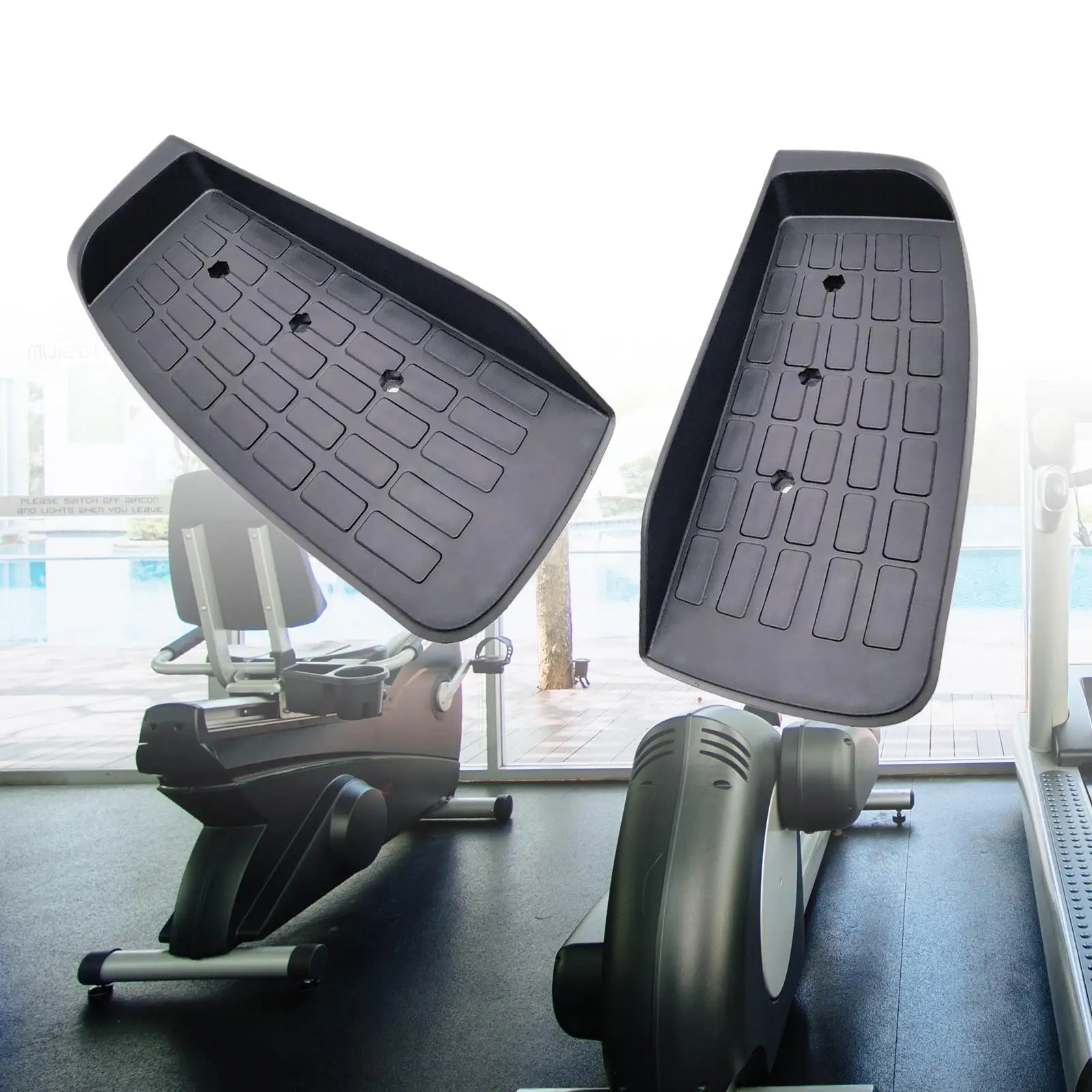 1 Pair Elliptical Machine Foot Pedals, Walking Machine Pedals, Fitness Equipment Pedals, for Exercise Indoor Office