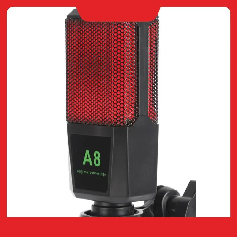 

A8 USB Condenser Microphone Sound Podcast Studio Microphones With PC Stent For Computer PC