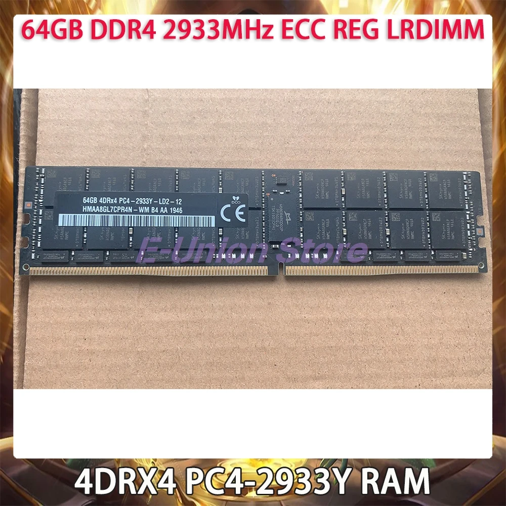 

1 шт. для SK Hynix 64 ГБ DDR4 2933 МГц 2933 ECC REG LRDIMM RAM 4DRX4 PC4-2933Y Память