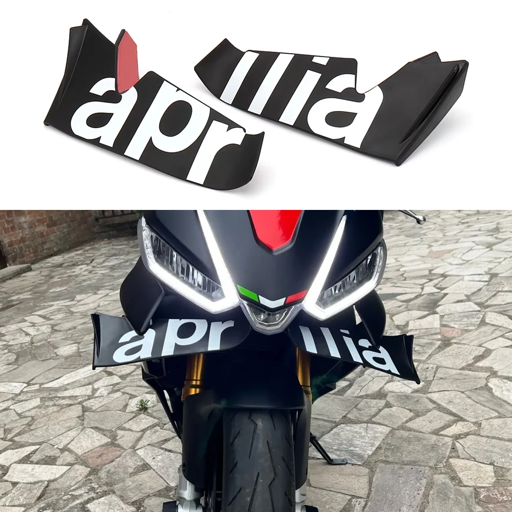 

New Motorcycle 5 colors Winglet Aerodynamic Wing Kit Spoiler Accessories For Aprilia RS660 RS 660 rs660 Windshield Wing Fairing