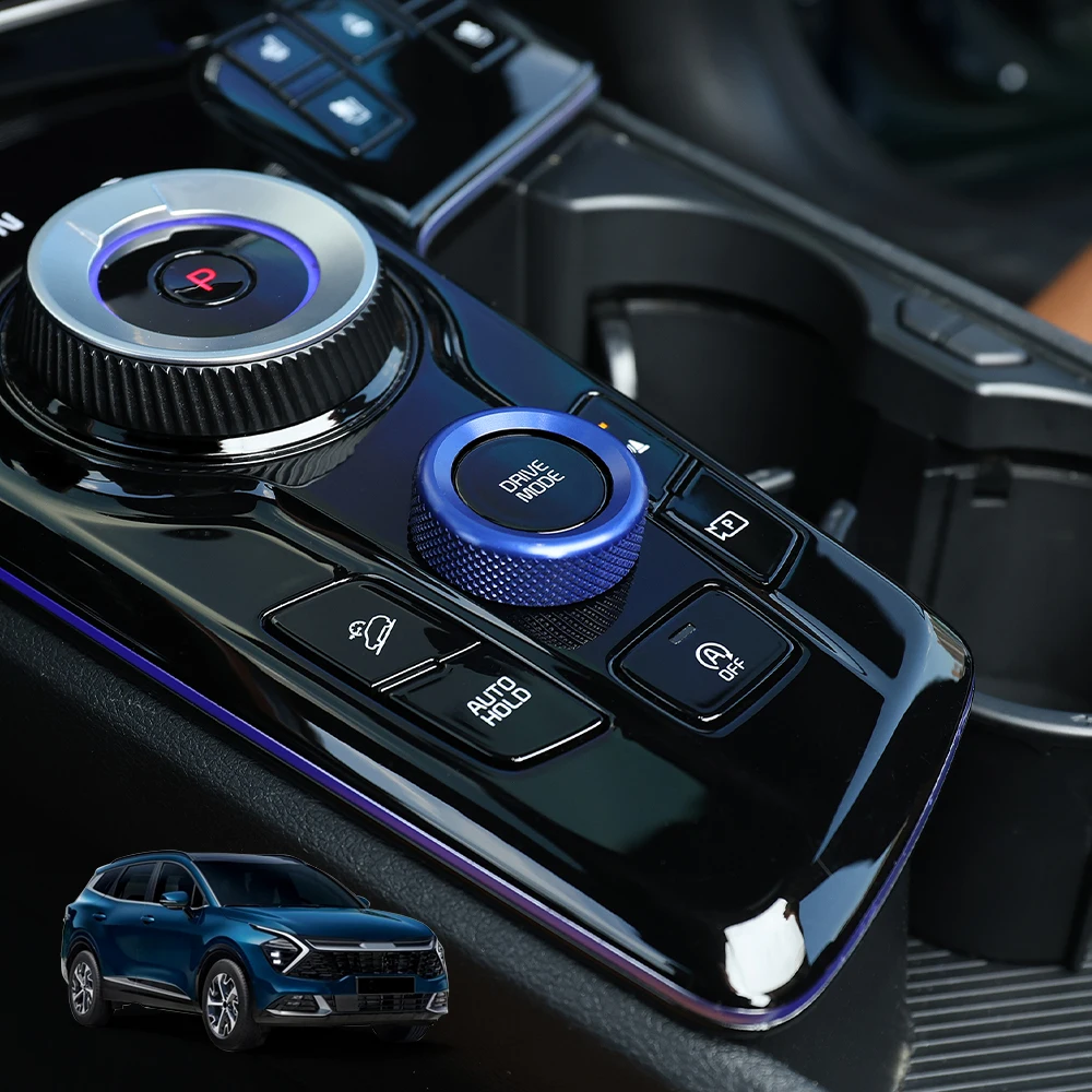 

1PC For Kia Sportage NQ5 2023 2024 2025 Car Interior Aluminum Alloy Driving Mode Knob Cover Trim Decoration Accessories
