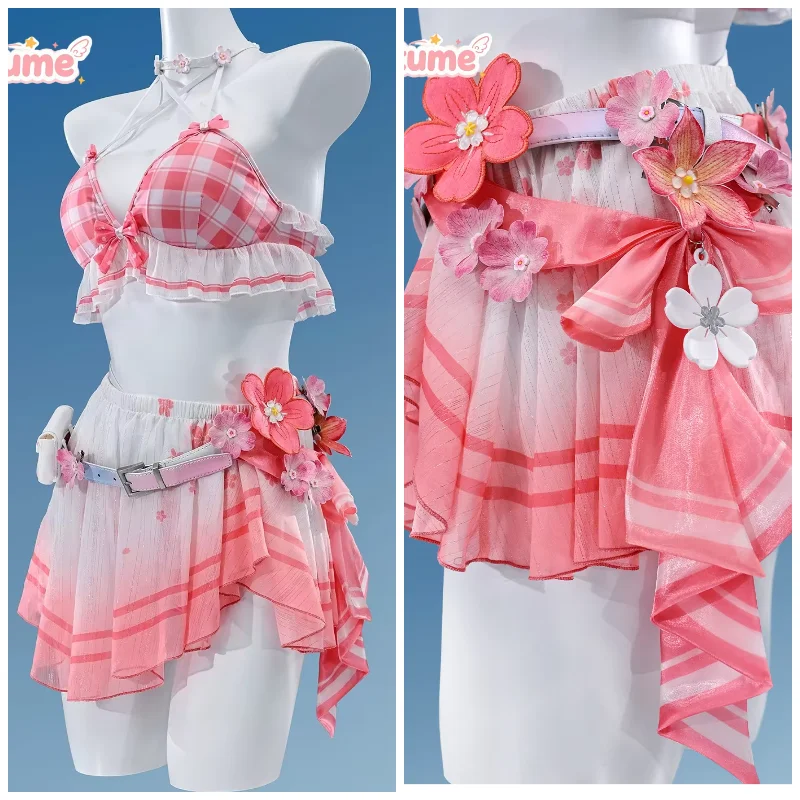 Anime Cosplay Characters - Wuthering Waves Chisaki Şeftali Buz Mayo