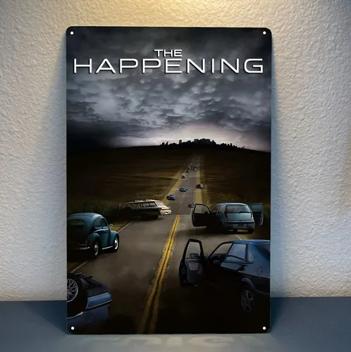 The Happening Movie Metallposter – Sammelbares Blechschild 20x30cm – Aluminium