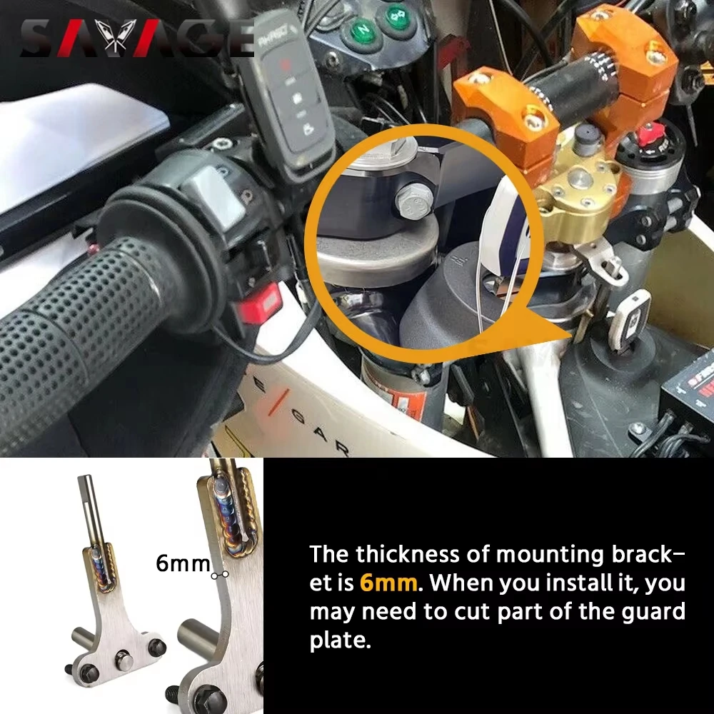Steering Damper Stabilizer For Husqvarna 701 Enduro Supermoto 2016-2025 Motorcycle  Accessories Steering Stabilizer Reversed Kit