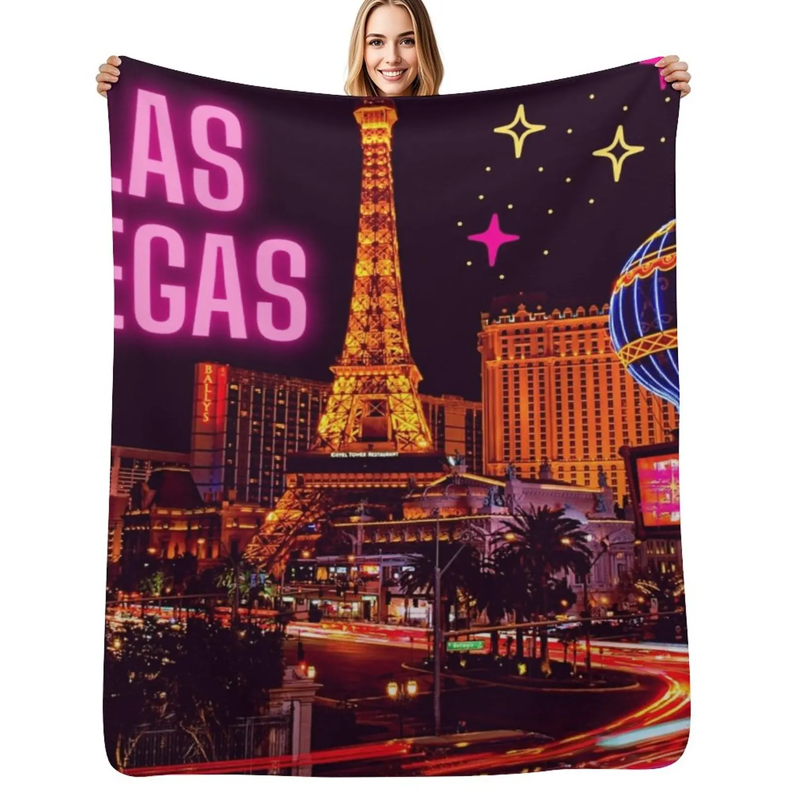 I LOVE LAS VEGAS Throw Blanket Furrys valentine gift ideas Summer Bed covers decorative Luxury Thicken Blankets