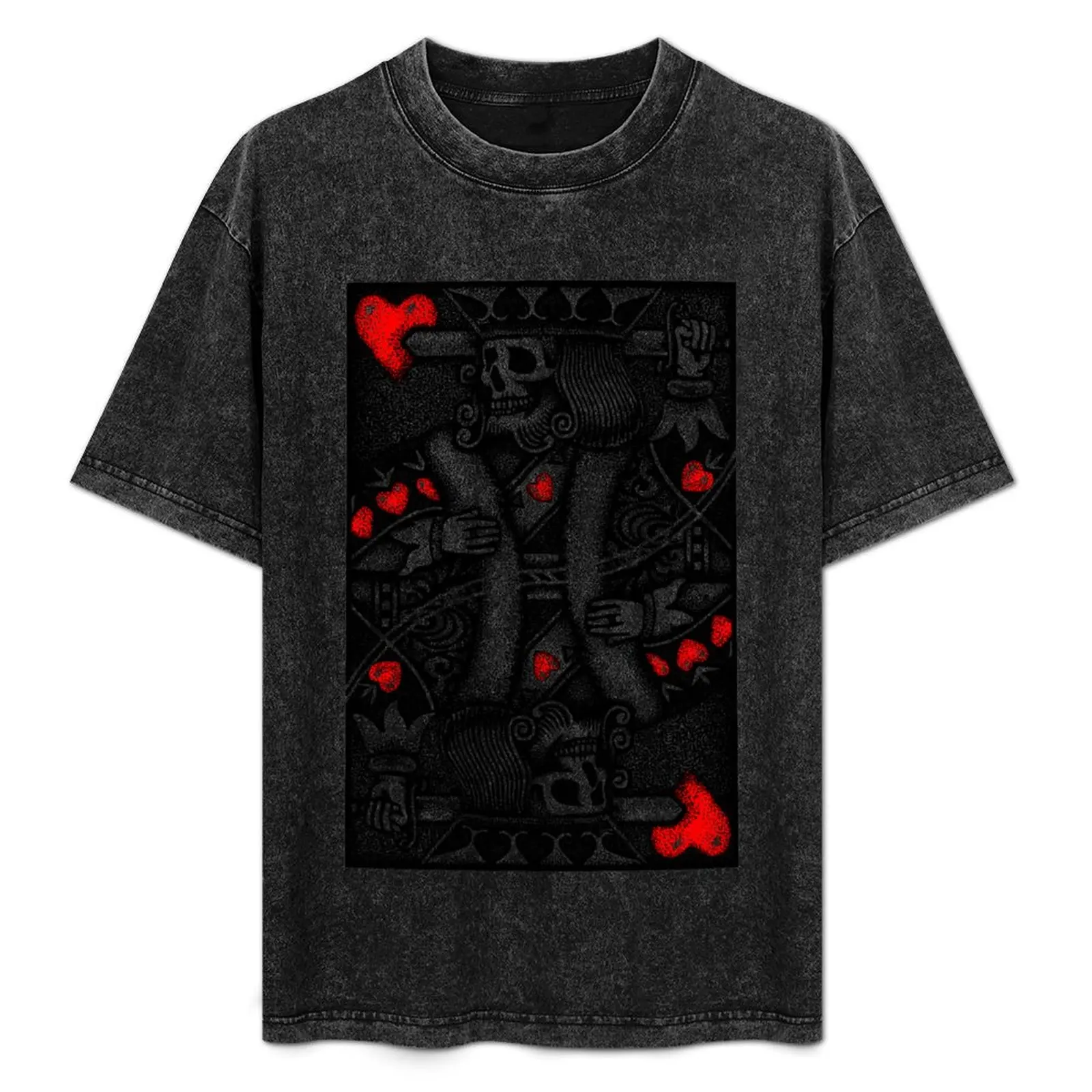 

Dead King of Hearts - Poker T-Shirt Basic Daily Outfit Short Sleeve Tee